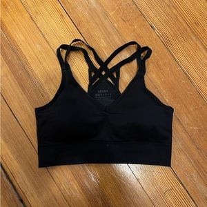 Black Spanx Padded Sports Bra